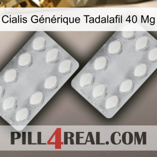 Cialis Générique Tadalafil 40 Mg 17